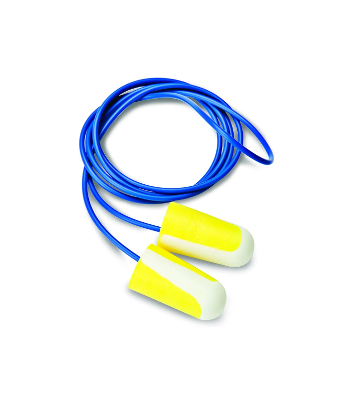 Honeywell Bilsom 304L Corded Foam Earplugs – Class 4, 24 dB, Large, 100 PR in Box