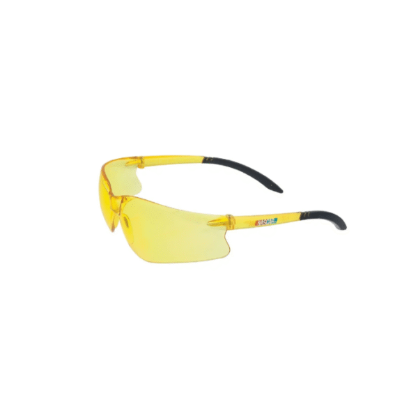 ENCON® NASCAR® GT™ Safety Glasses, Anti-Scratch Coating, Polycarbonate, Amber