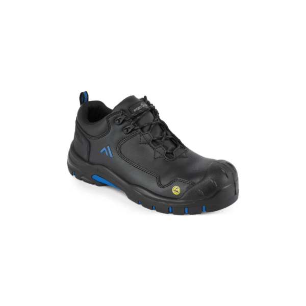 Portwest Composite Action Leather Low Shoe S3S ESD HRO SR SC FO