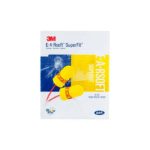 3M™ E-A-Rsoft™ SuperFit™ Earplugs, Corded, Poly Bag, Regular Size, 200 Pair/Box