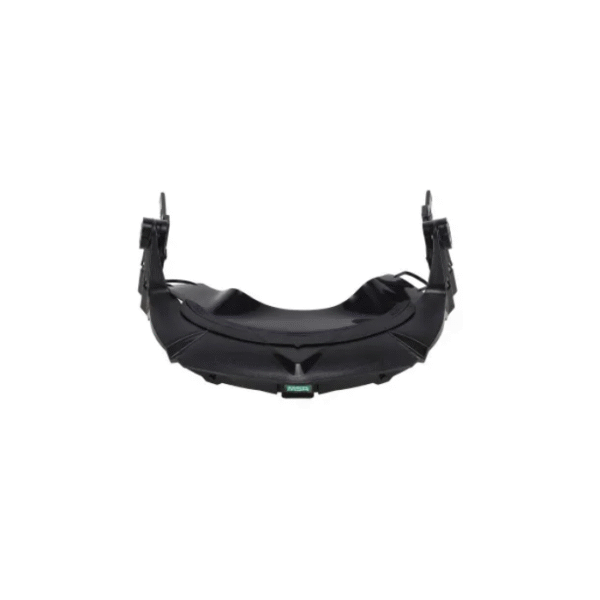 MSA V-Gard standard visor frame with debris control for slotted safety helmets