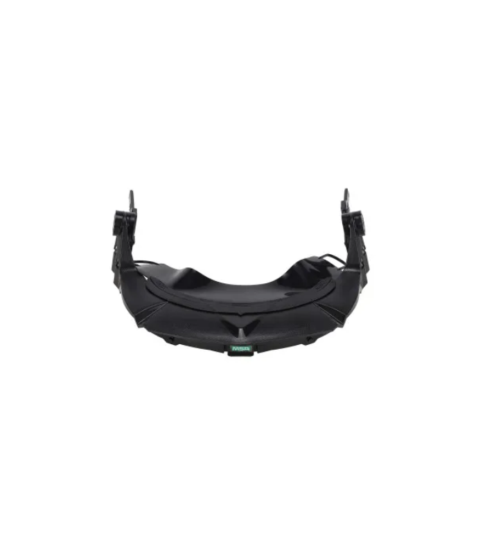MSA V-Gard standard visor frame with debris control for slotted safety helmets