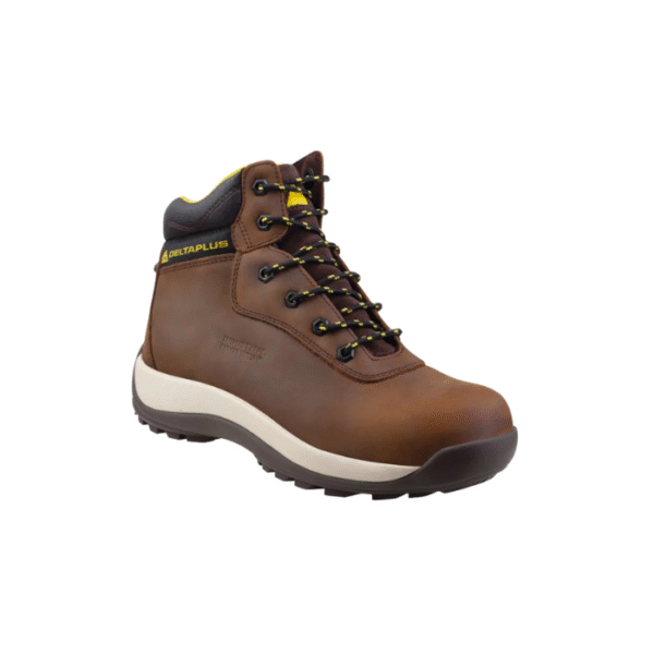 Delta Plus High Cut Brown Water Resistant Work and City Shoes