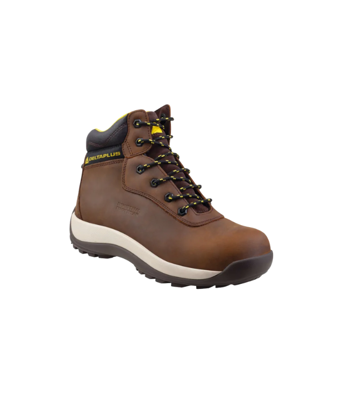 Delta Plus High Cut Brown Water Resistant Work and City Shoes