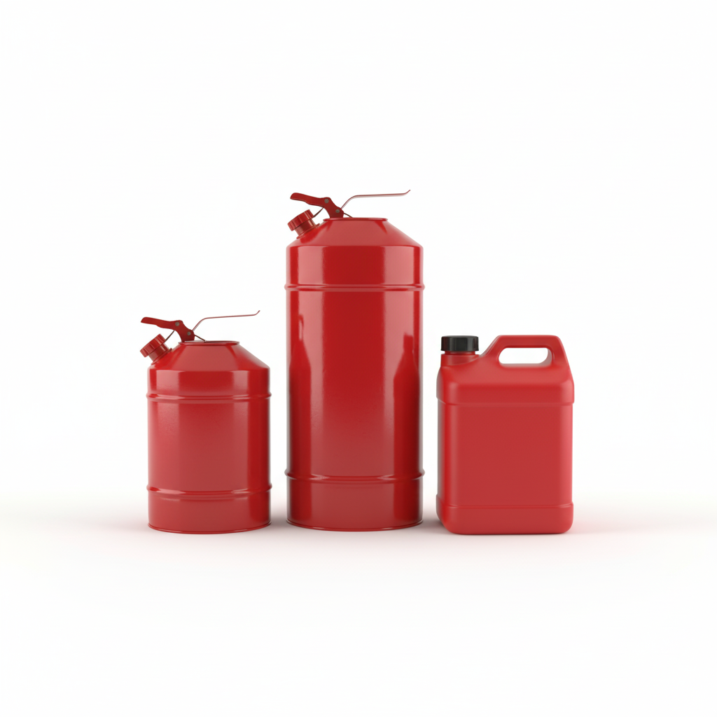 Durable safety cans for flammable liquid storage in Dammam, Saudi Arabia