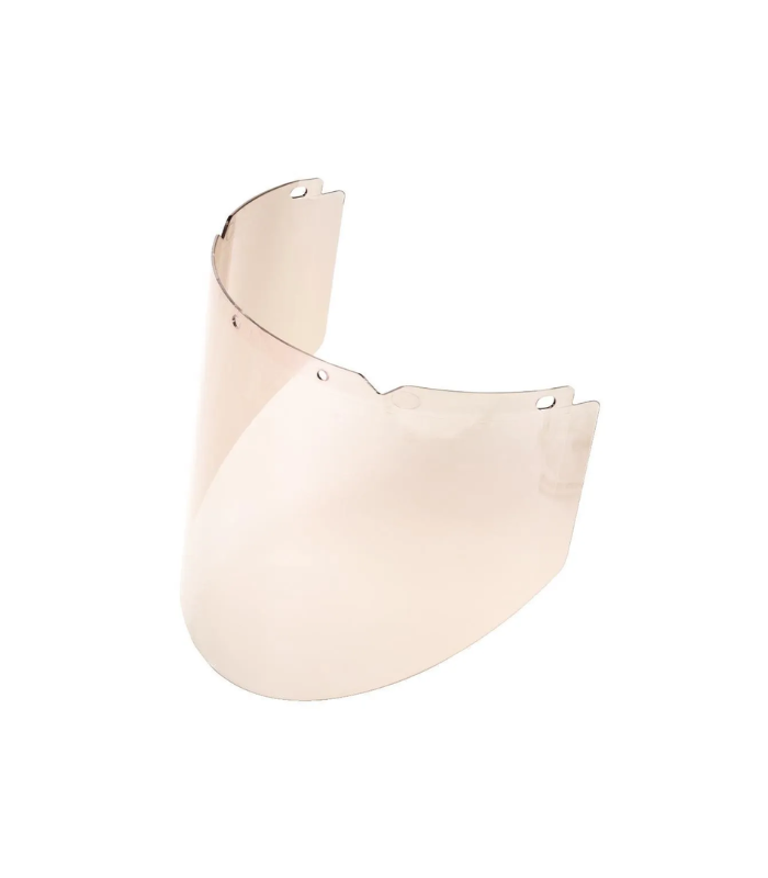 MSA V-Gard Visor for Radiant Heat/Elevated Temperatures, PC, Clear, Reflective Coating