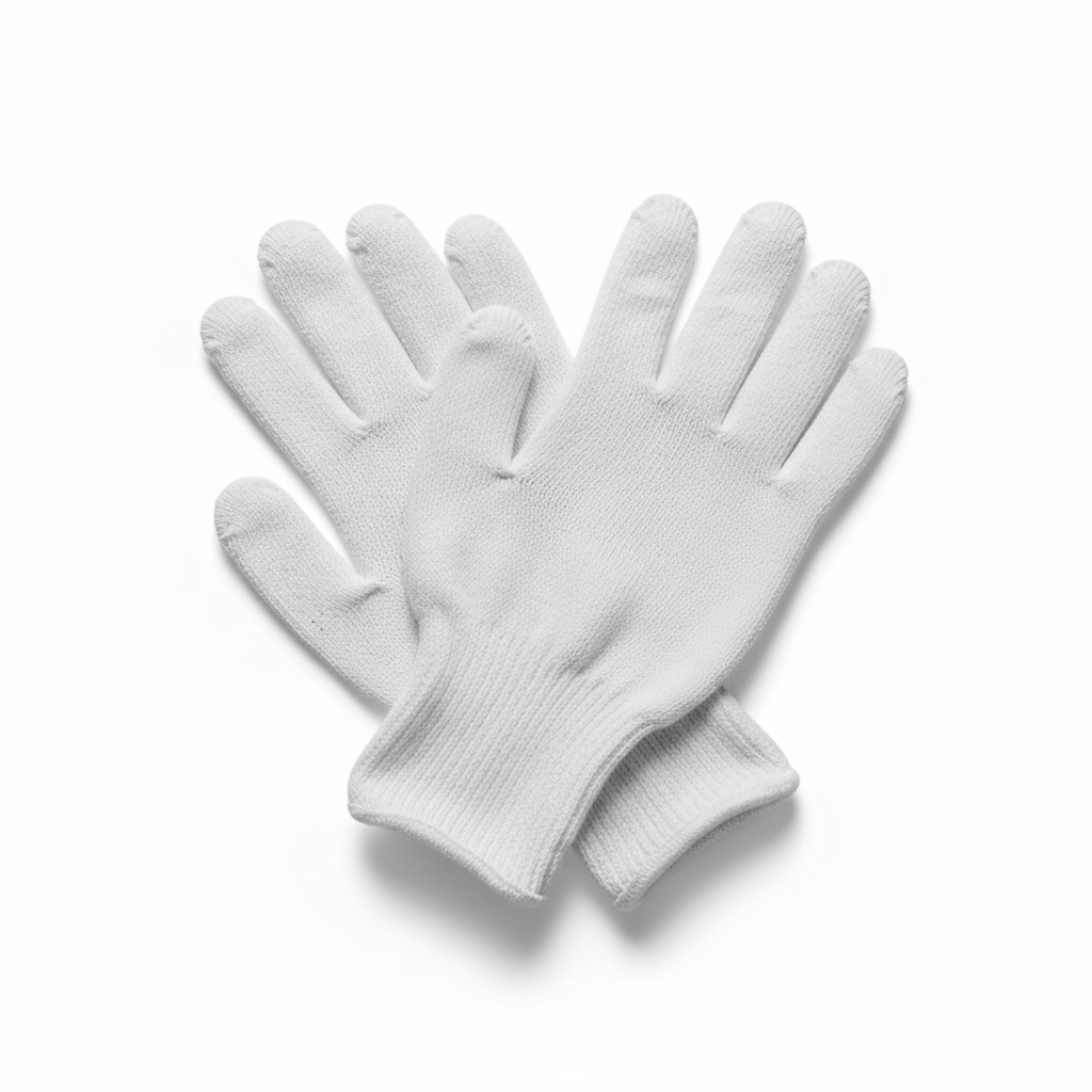 Cotton gloves in Saudi Arabia for comfortable and reliable hand protection.