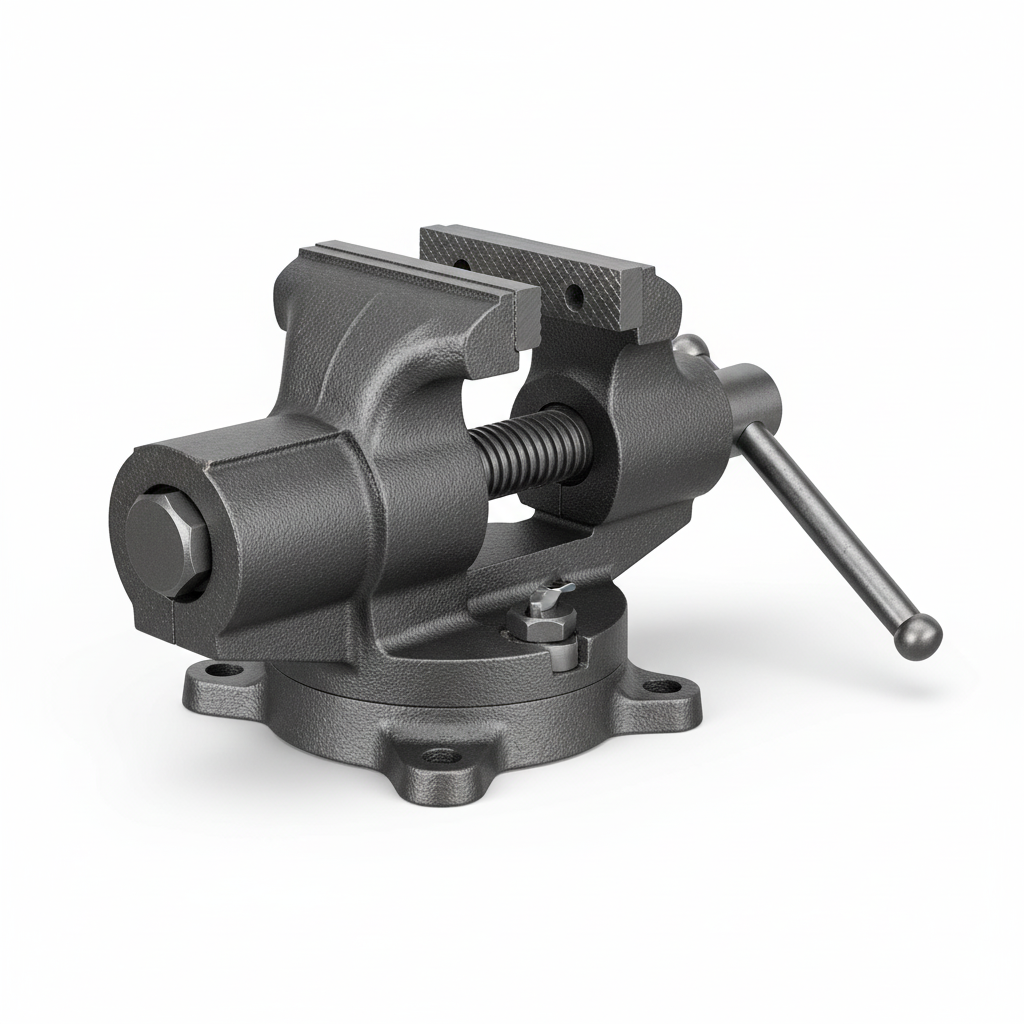Durable bench vice for secure clamping