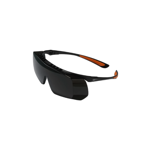 JSP Coverlite™ Overspec - Welding Shade 5 Anti-scratch/Anti-mist Lenses - Black Frames