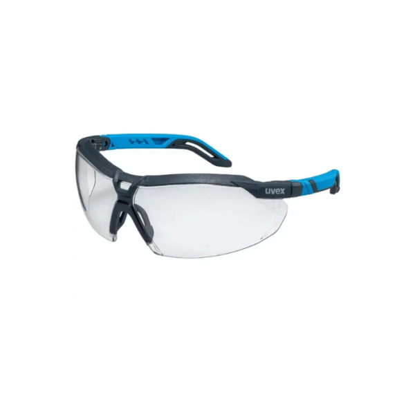 UVEX Safety Spectacles with 3-Position Side Arm Inclination & Adjustable Side Arm Lengths, Clear