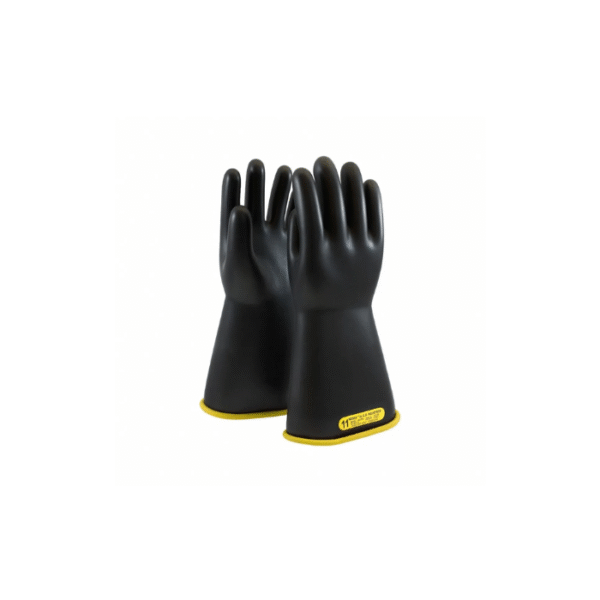 NOVAX® Electrical Rubber Glove, Black Over Yellow, Class 2, Length 360