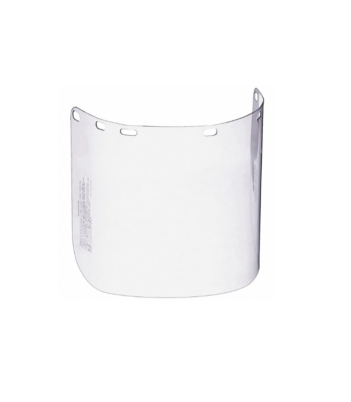 48E9A37D-6FA2-41C8-B1C7-8EB75DDD0DA0 Honeywell Replacement Visor, Clear, Die Cut, Framed 8, Polycarbonate