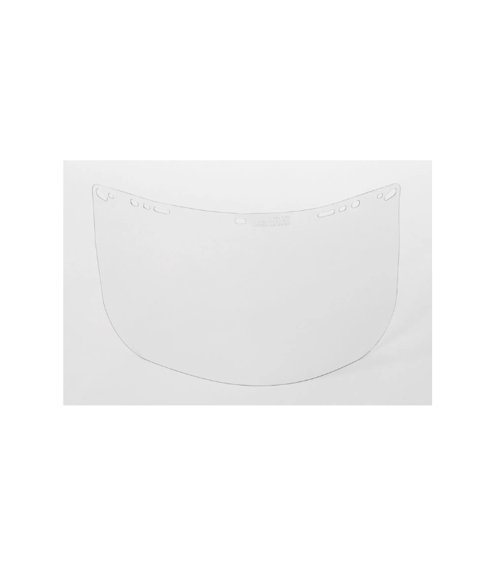 Bullard Clear Acetate Visor, Heat-Formed, Multi-fit