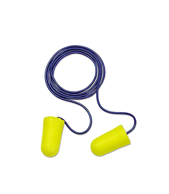 3M™ E-A-R™ TaperFit™ 2 Earplugs, Corded, Regular Size, 2000 Pair/Case