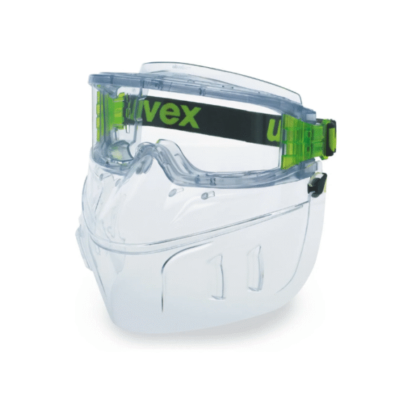 Uvex Ultravision Wide-Vision Goggle with Face Protection EN 166, EN 170