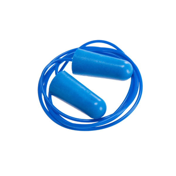 PORTWEST Detectable Corded PU Ear Plugs, Box of 200 Pairs