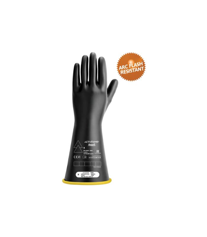 ANSELL ACTIVARMR BI-COLOR ELECTRICAL INSULATING GLOVES CLASS 1
