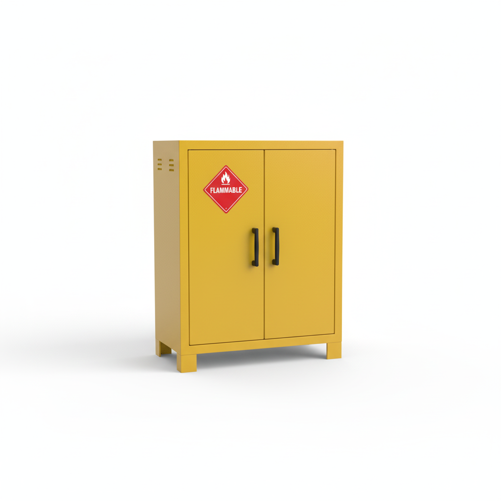 Industrial safety cabinets for hazardous material storage in Dammam, Saudi Arabia