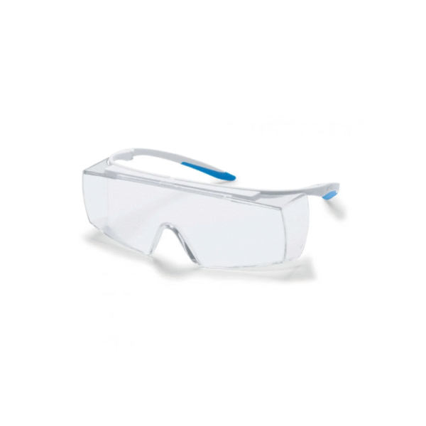 UVEX Super F OTG Safety Glasses, Scratch and Chemical Resistant, Anti-fog