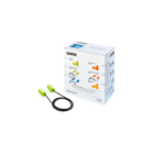 UVEX Disposable X-Fit Earplugs with Cord 37 dB Insulation, Lime
