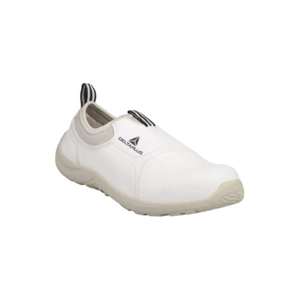 DeltaPlus Miami S2 SRC Unisex Slip-On Safety Shoes, Microfibre, White