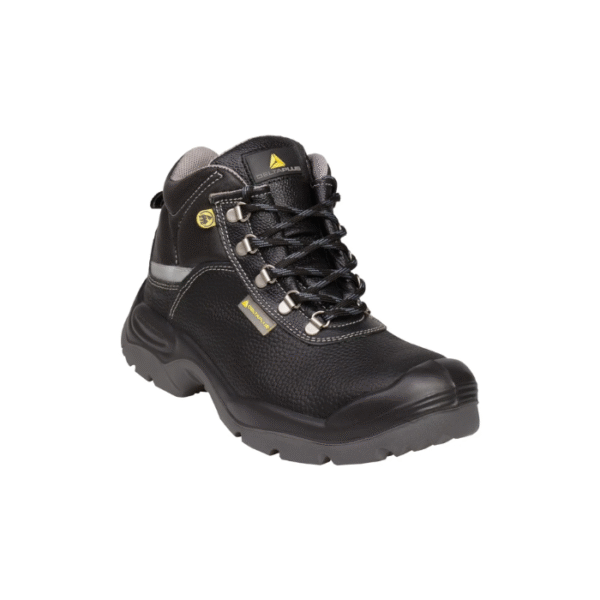 Delta Plus Sault 2 S3 ESD Black Wide Fitting Steel Toe Cap Safety Boots