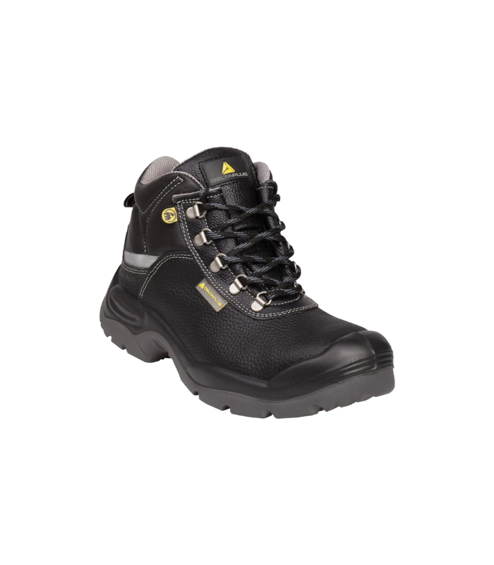 Delta Plus Sault 2 S3 ESD Black Wide Fitting Steel Toe Cap Safety Boots