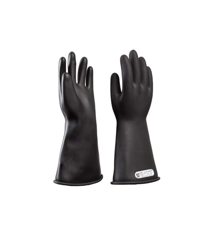 NOVAX® Electrical Rubber Glove, Black, Class 1, Length 360