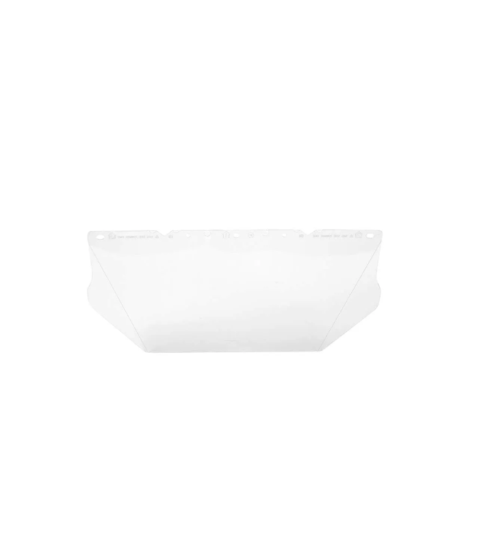 MSA V-Gard Visor, Contoured, Clear PC, 8" X 17 " X .06"