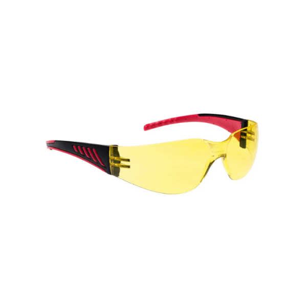 Portwest Wrap Around Hip Safety Glasses, Amber