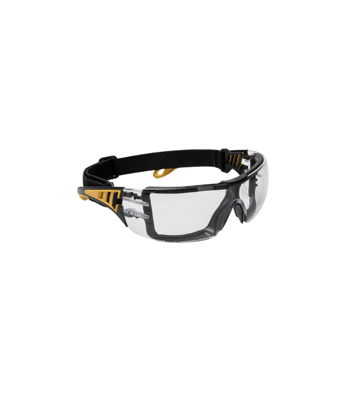 Portwest Impervious Tech Safety Glasses, Clear