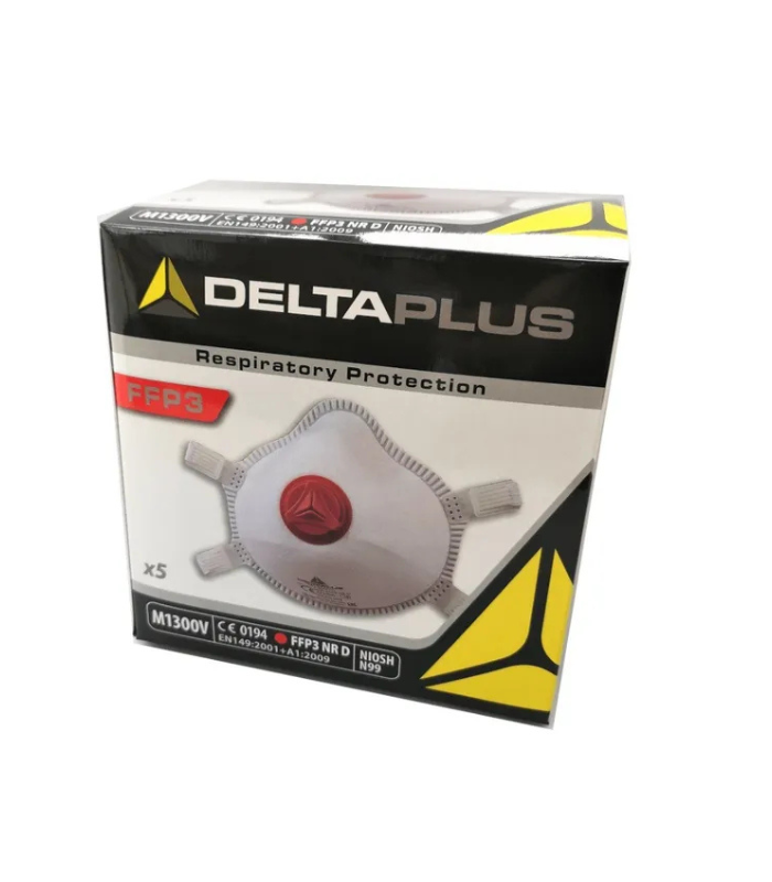 DELTAPLUS HALF MASK FFP3 WITH VALVE (BOX OF 5)-Starlink DELTAPLUS-HALF-MASK-FFP3-WITH-VALVE-BOX-OF-5-Starlink