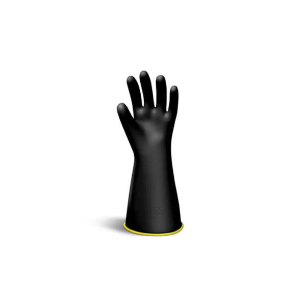Salisbury Elecricflex Class 2 16" Lineman Gloves Black With Yellow Inside - Salisbury