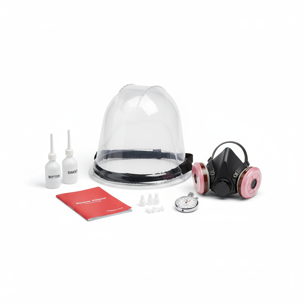 Respirator fit test kit for workplace safety
