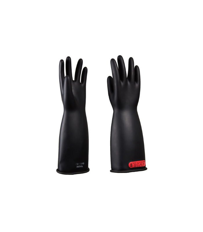 NOVAX® Electrical Rubber Glove, Black, Class 0, Length 280
