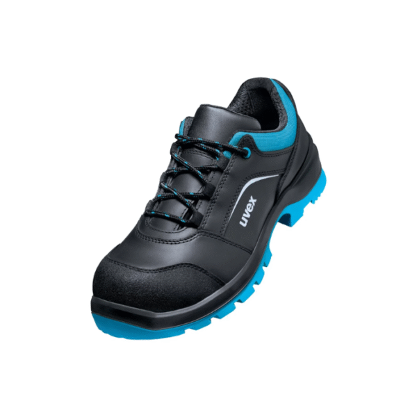 uvex 2 Xenova S3 Safety Shoes - Low, Width 11, Water-Repellent Leather