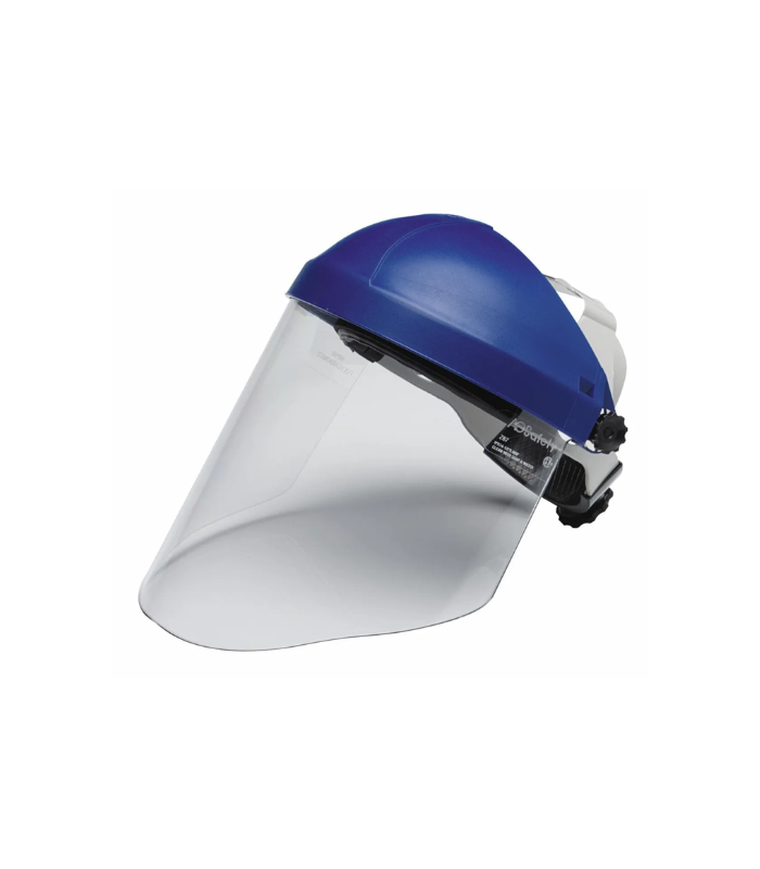 3M™ Ratchet Headgear H8A with 3M™ Clear Polycarbonate Faceshield WP96
