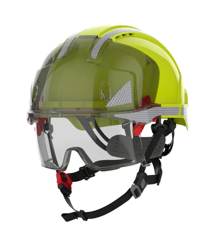 JSP EVO® VISTAlens® Dualswitch™ with Silver CR2 - Vented - Extra Visibility Yellow-Starlink JSP-EVO®-VISTAlens®-Dualswitch™-with-Silver-CR2-Vented-Extra-Visibility-Yellow-Starlink.