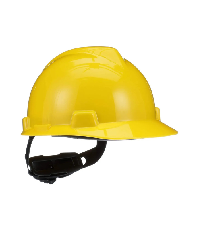 MSA-Safety-Helmet-V-Gard®-Full-Brim-Hard-Hat-Yellow-Starlink.