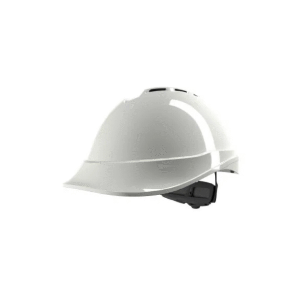 MSA-V-Gard-200-Safety-Helmet-non-vented-white-Push-Key-PVC-Starlink.