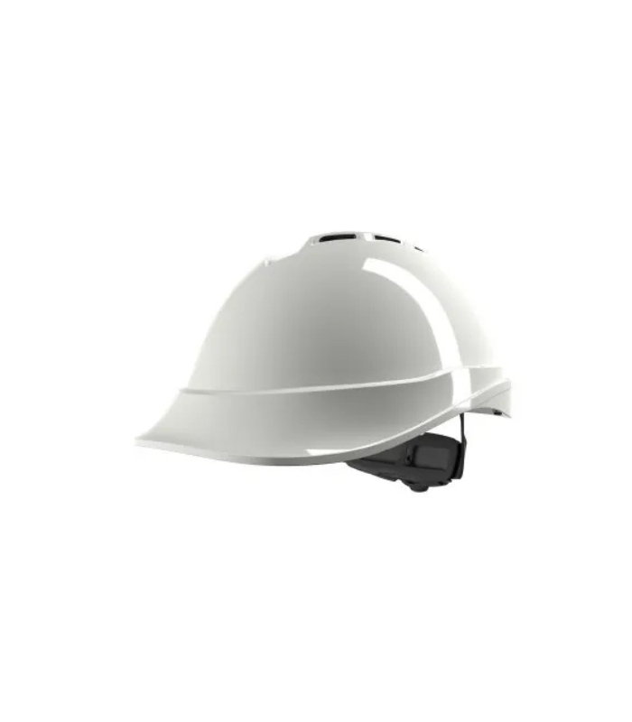 MSA-V-Gard-200-Safety-Helmet-non-vented-white-Push-Key-PVC-Starlink.