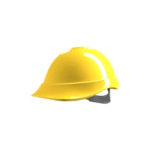 MSA-V-Gard-200-Safety-Helmet-non-vented-yellow-Push-Key-PVC-Starlink