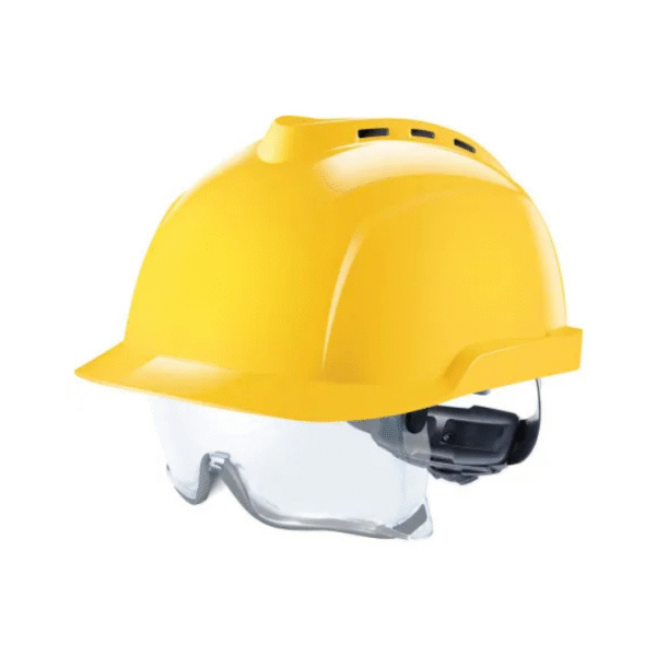 MSA-V-Gard-930-Safety-Helmet-vented-yellow-Fas-Trac-III-Foam-Starlink.