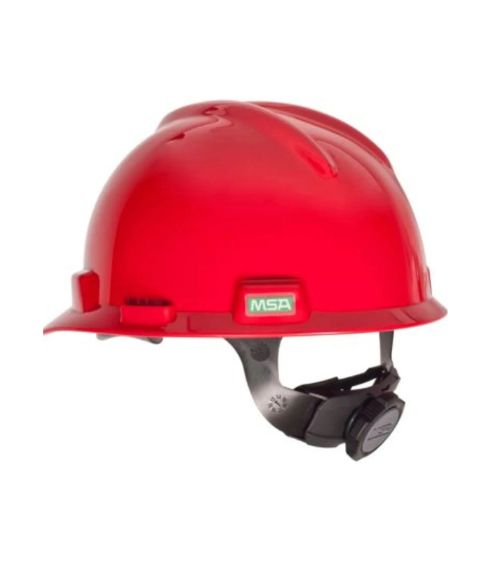 MSA V-Gard C1™ Full Brim Cooling Hard Hat, Non-Vented, Fas-Trac III, Red-Starlink MSA-V-Gard-C1™-Full-Brim-Cooling-Hard-Hat-Non-Vented-Fas-Trac-III-Red-Starlink