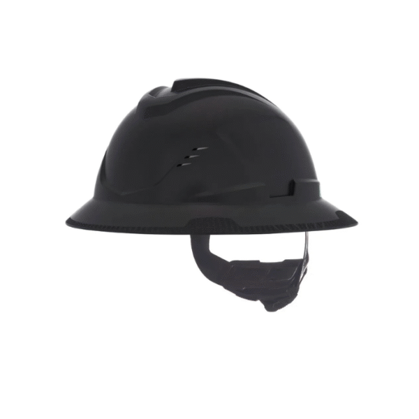 MSA-V-Gard-C1™-Full-Brim-Cooling-Hard-Hat-Vented-Fas-Trac-III-Black-Starlink