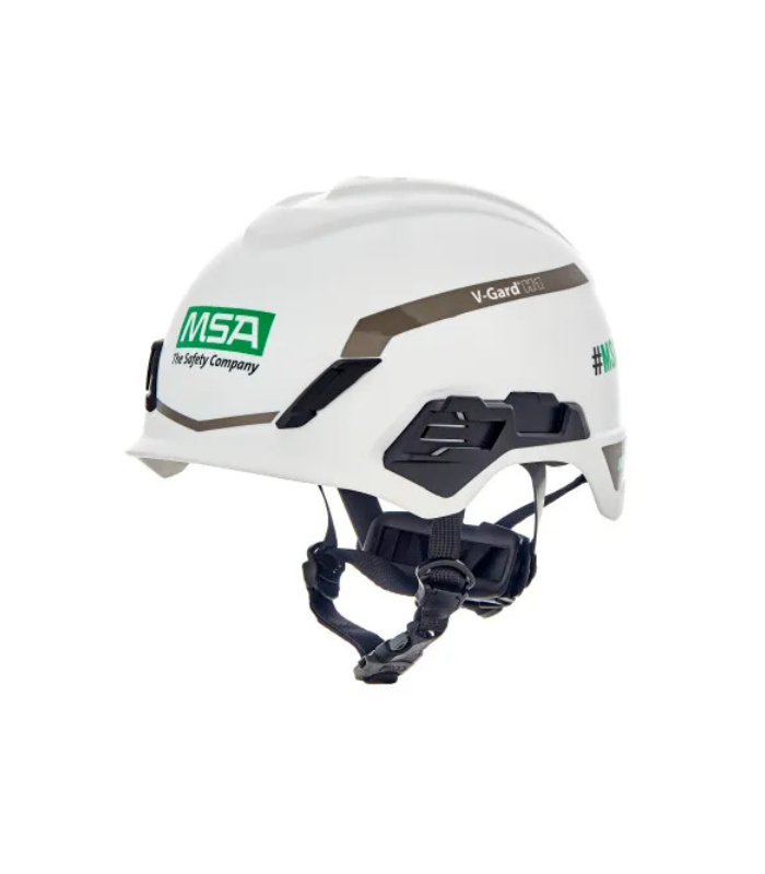 MSA V-Gard H1 Safety Helmet, Novent, non-vented, white, Fas-Trac III Pivot Foam, EN397-Starlink MSA-V-Gard-H1-Safety-Helmet-Novent-non-vented-white-Fas-Trac-III-Pivot-Foam-EN397-Starlink