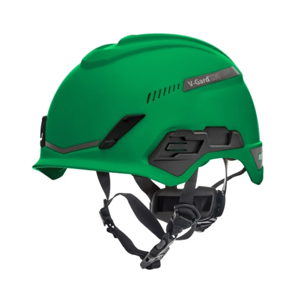 MSA-V-Gard®-H1-Trivent-Helmet-Vented-Green-Fas-Trac®-III-Pivot-FoamEN12492-Starlink