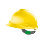 MSA-V-Gard®-Hard-Hat-Cap-Style-Helmet-yellow-Push-Key-PVC-Starlink