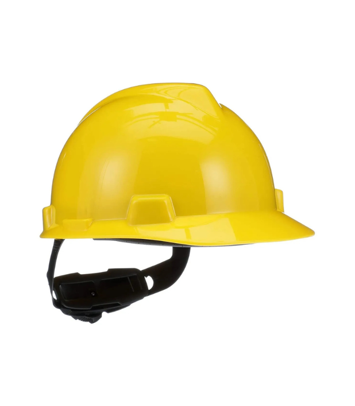 MSA V-Gard® Polyethylene Cap Style Hard Hat - Yellow-Starlink MSA-V-Gard®-Polyethylene-Cap-Style-Hard-Hat-Yellow-Starlink