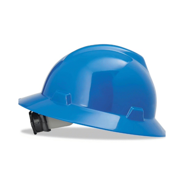 Safety-Helmet-V-Gard®-Polyethylene-Full-Brim-Hard-Hat-Blue-Starlink